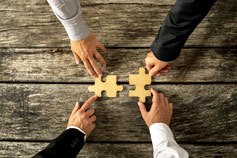 دمج المؤسسات والأعمال وحسابات الاستثمارات